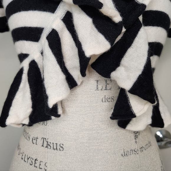 Striped Cashmere Cardigan - Picture 7 of 9